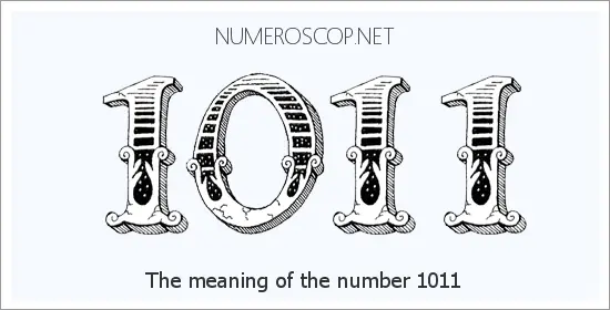 Angel number 1011 meaning