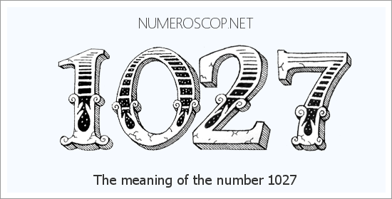 Angel number 1027 meaning