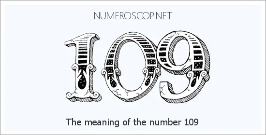 Angel number 109 meaning