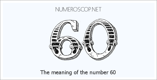 Angel number 60 meaning