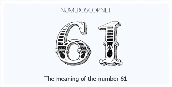 Angel number 61 meaning