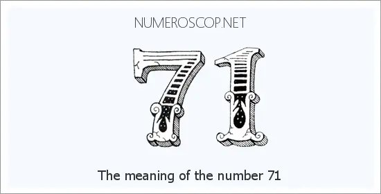 Angel number 71 meaning