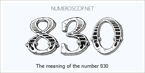 Angel number 830 meaning