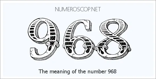 Angel number 968 meaning