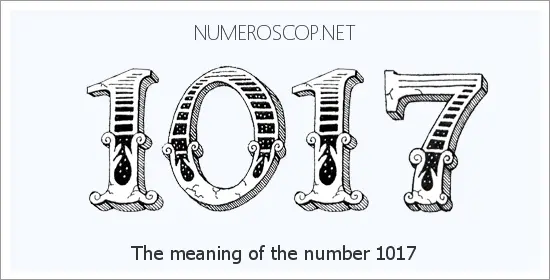 Angel number 1017 meaning
