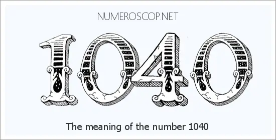Angel number 1040 meaning