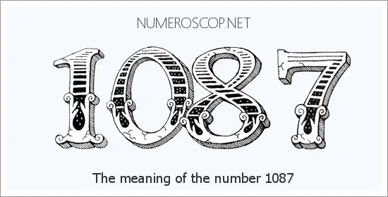 Angel number 1087 meaning