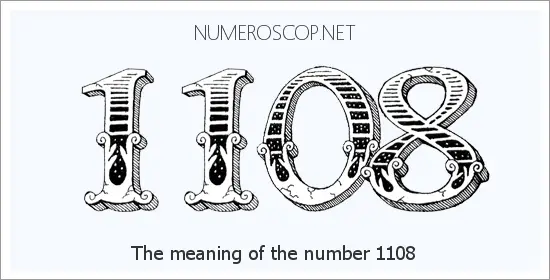 Angel number 1108 meaning