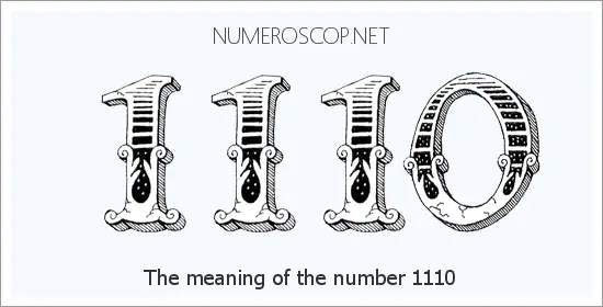 Angel number 1110 meaning