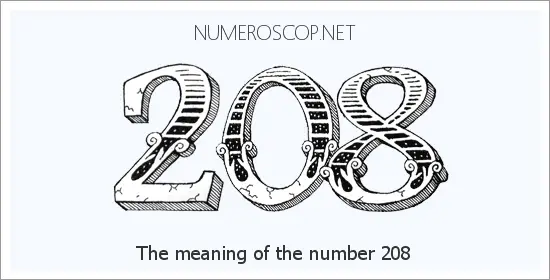 Angel number 208 meaning