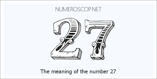 Angel number 27 meaning