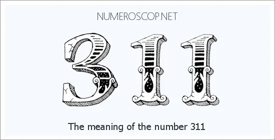Angel number 311 meaning