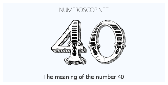 Angel number 40 meaning