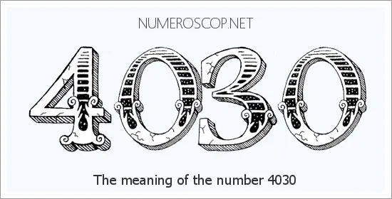 Angel number 4030 meaning