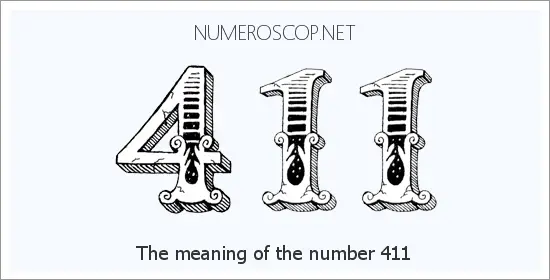 Angel number 411 meaning