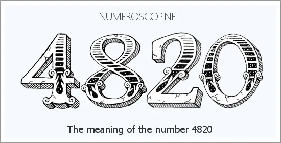 Angel number 4820 meaning