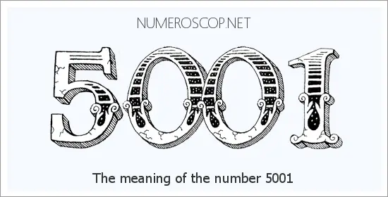 Angel number 5001 meaning