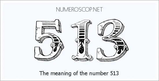 Angel number 513 meaning