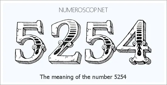 What does 5254 mean in love?