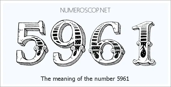 Meaning of 5961 Angel Number - Seeing 5961 - What does the number mean? 