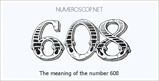 Angel number 608 meaning