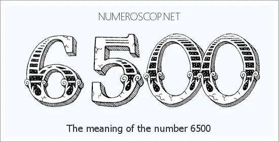 Angel number 6500 meaning