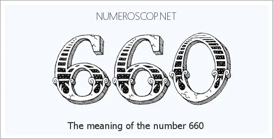 Angel number 660 meaning