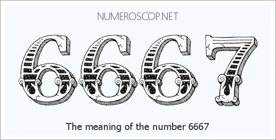 Angel number 6667 meaning