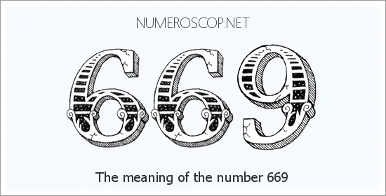 Angel number 669 meaning.