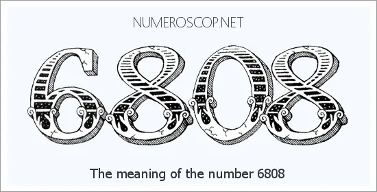 Angel number 6808 meaning