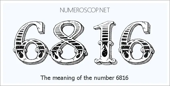 Angel number 6816 meaning