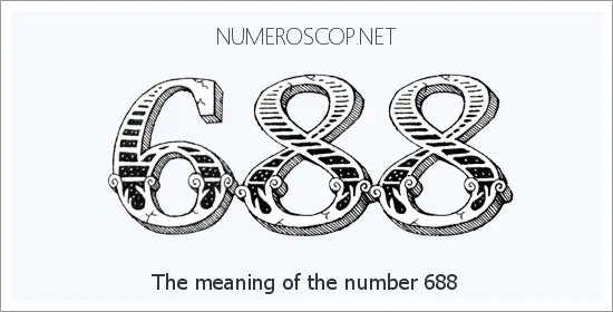 Angel number 688 meaning