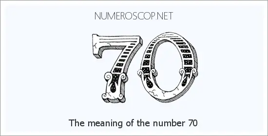 Angel number 70 meaning