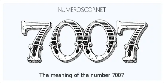 Angel number 7007 meaning