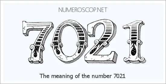 Angel number 7021 meaning
