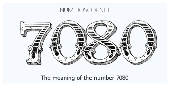 Angel number 7080 meaning