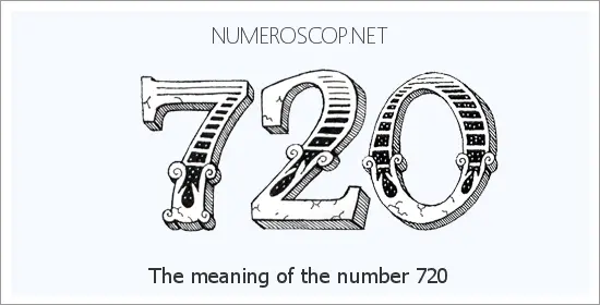 Angel number 720 meaning