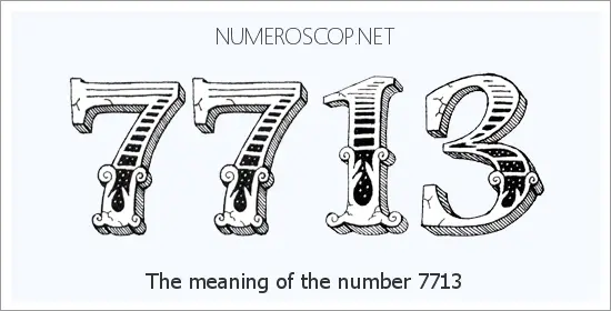 Angel number 7713 meaning