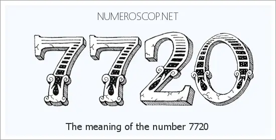 Angel number 7720 meaning