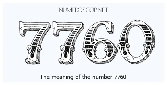 Angel number 7760 meaning
