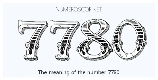 Angel number 7780 meaning