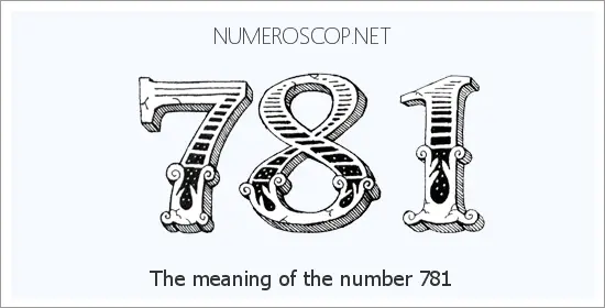 Angel number 781 meaning