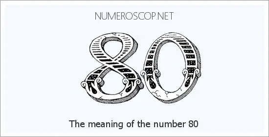 Angel number 80 meaning