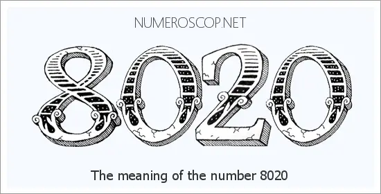 Angel number 8020 meaning
