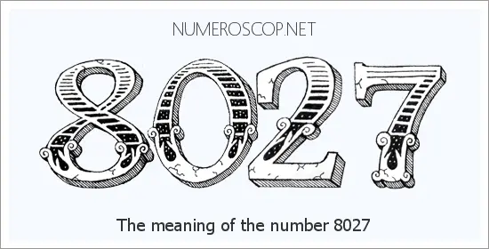 Angel number 8027 meaning