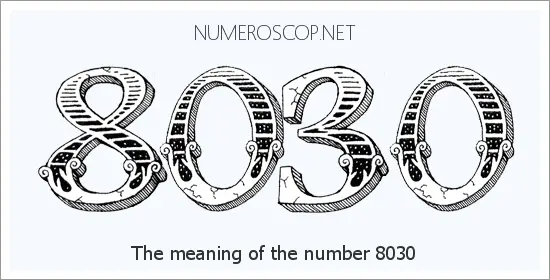 Angel number 8030 meaning