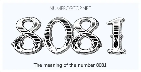 Angel number 8081 meaning