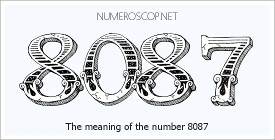 Angel number 8087 meaning