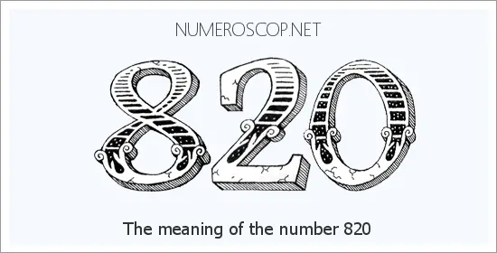 Angel number 820 meaning