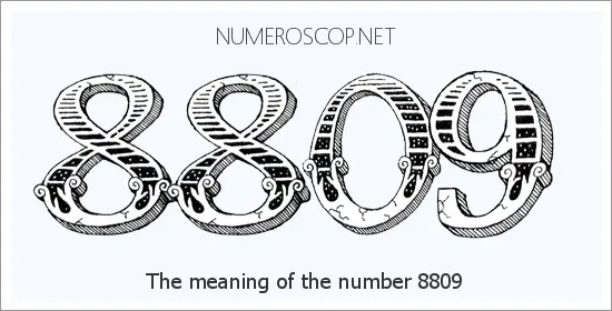 Angel number 8809 meaning